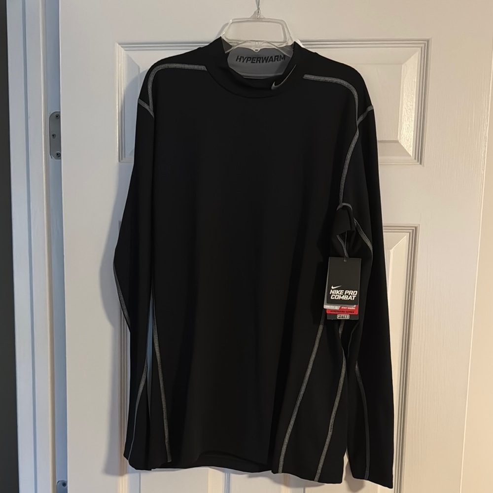 Nike Black Long Sleeve Tee with Crew Neck